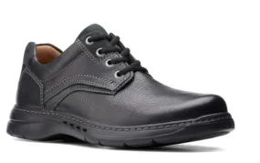 Clarks Black Leather Men's Brawley Pace Shoe