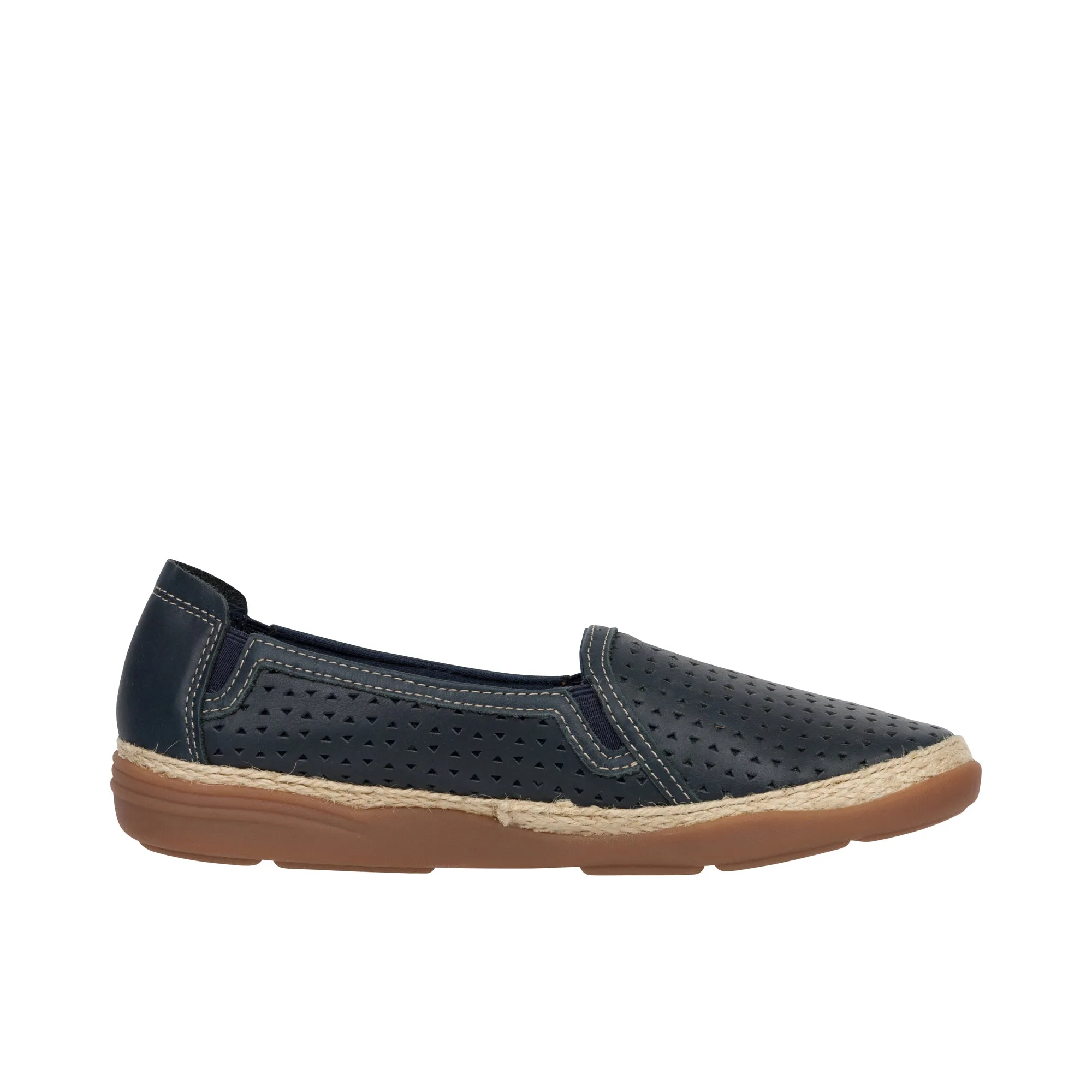 Clarks Elaina Ruby Navy Leather