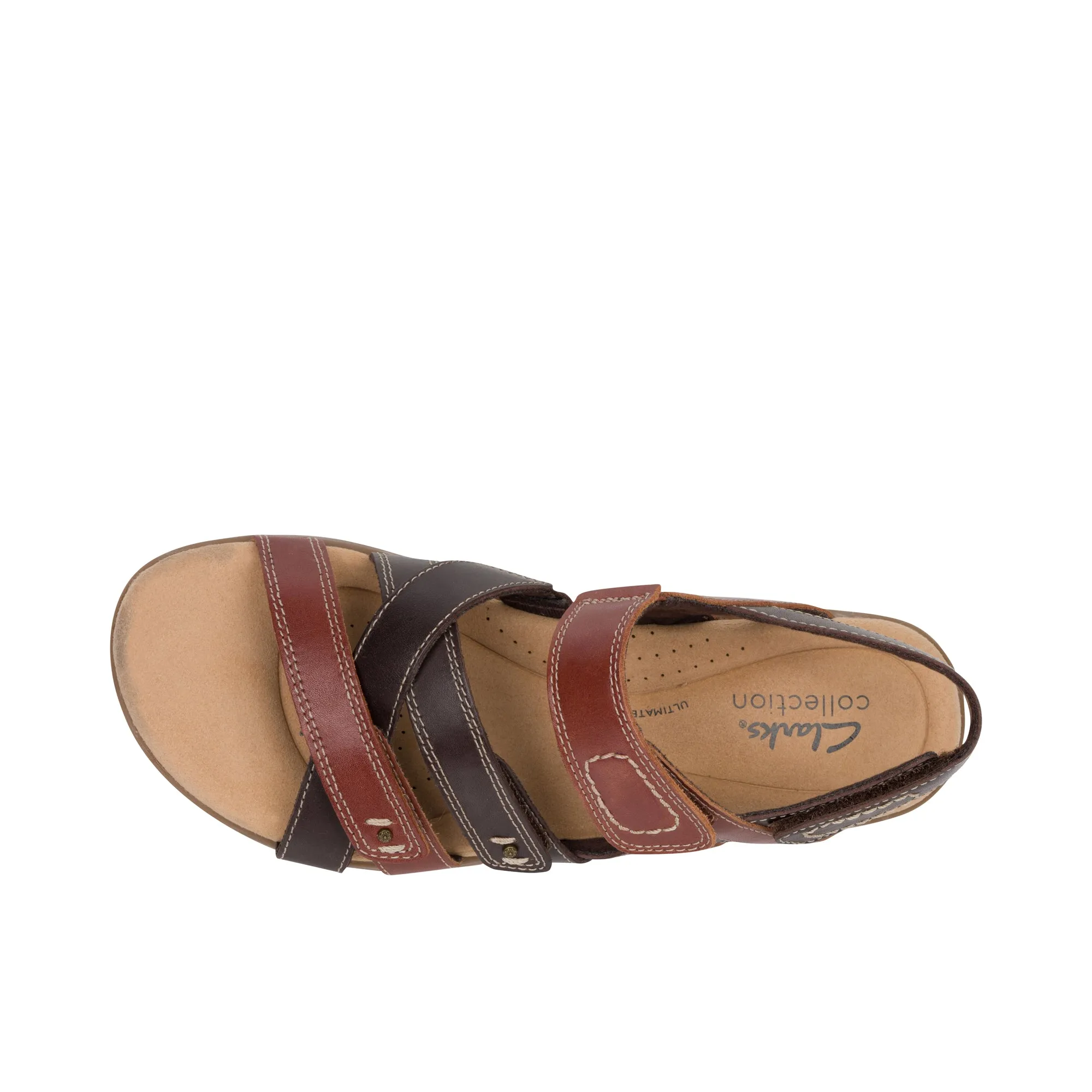 Clarks Ladies Elizabelle Gem Brown Multi