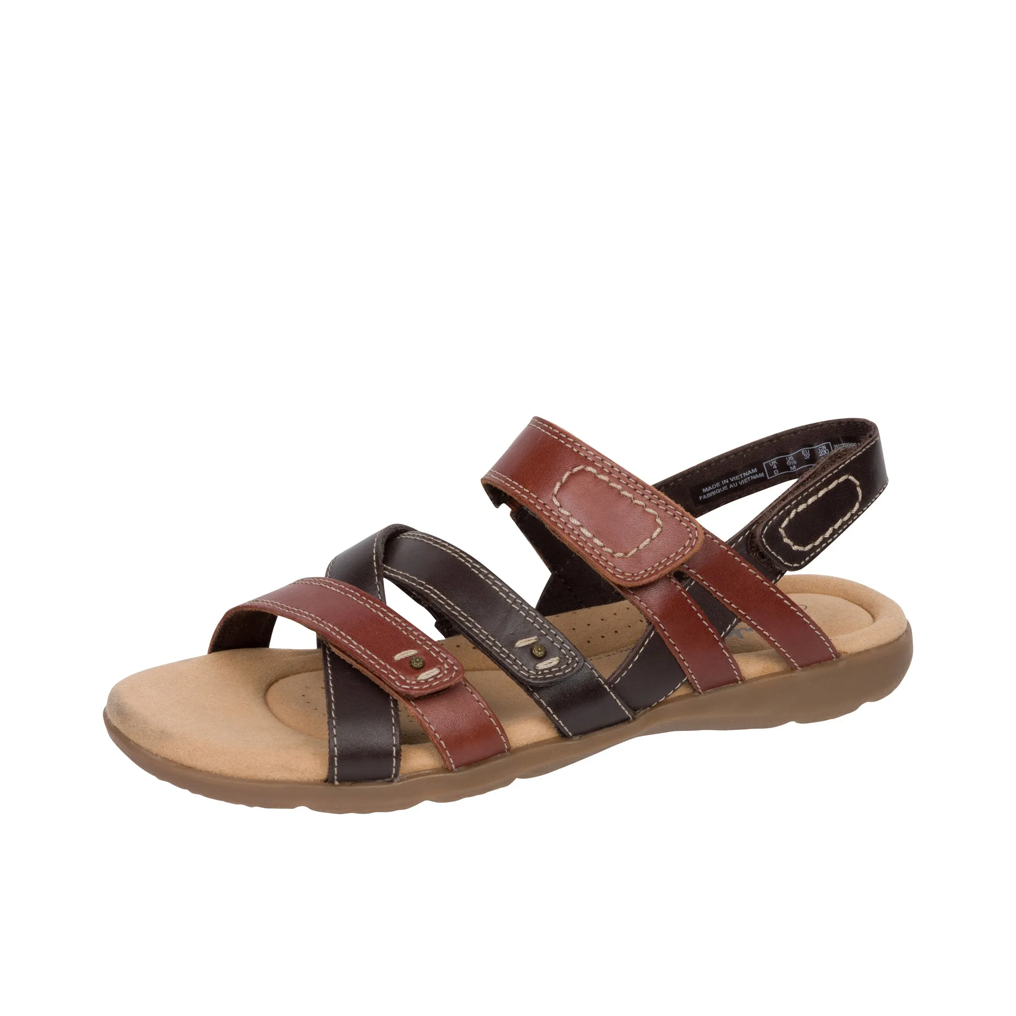 Clarks Ladies Elizabelle Gem Brown Multi