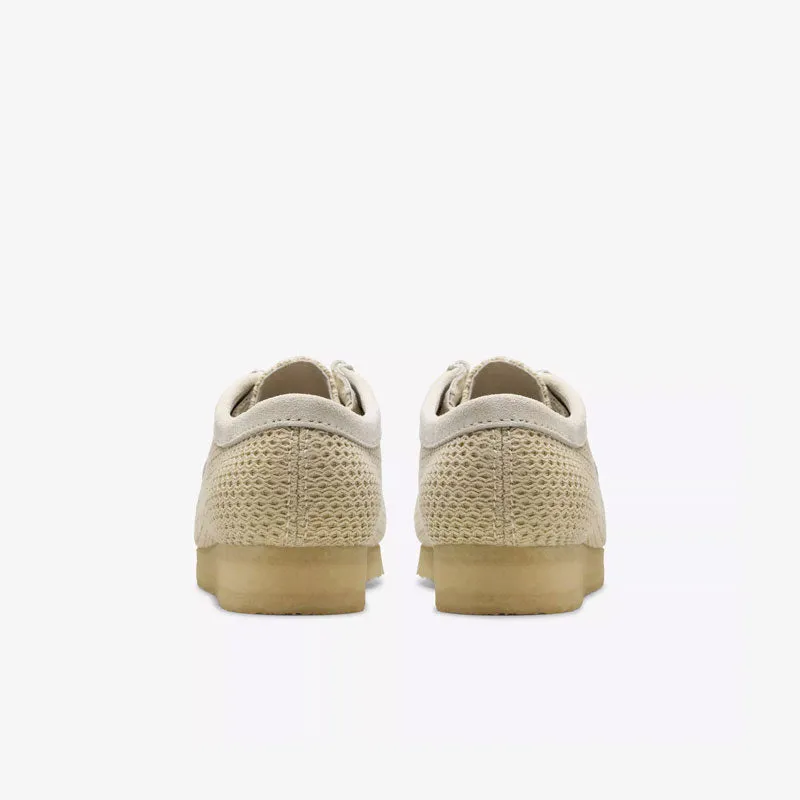 Clarks Off White Mesh Wallabee White - 26175849