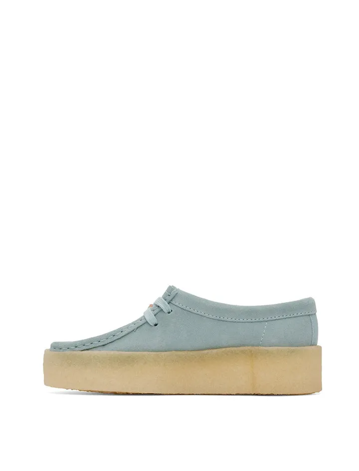 Clarks Originals Women's Wallabee Cup Blue Suede