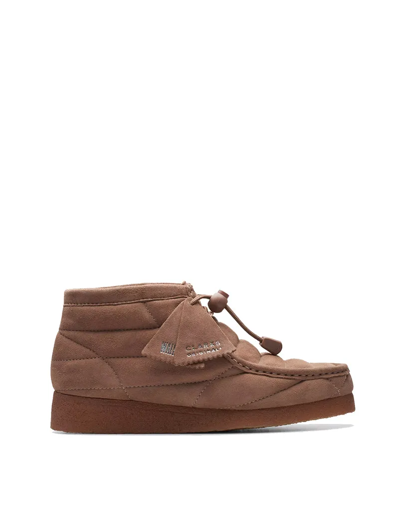 Clarks Wallabee Boot - Women's Burnt Brick Suede