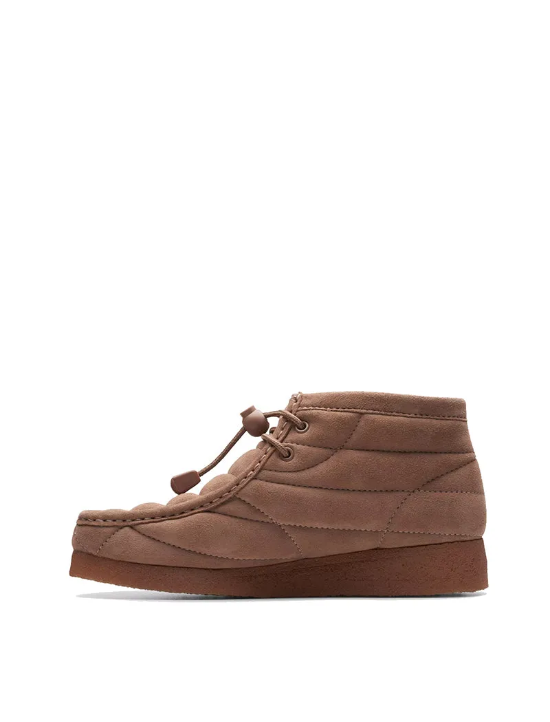 Clarks Wallabee Boot - Women's Burnt Brick Suede