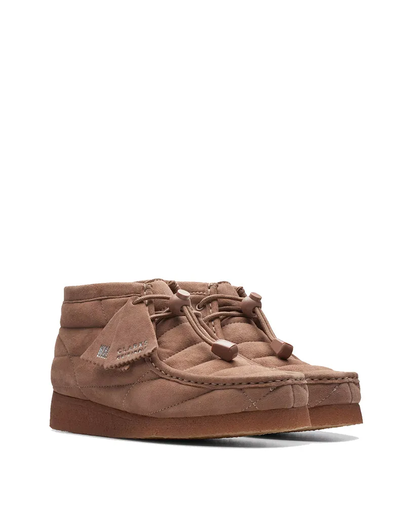 Clarks Wallabee Boot - Women's Burnt Brick Suede