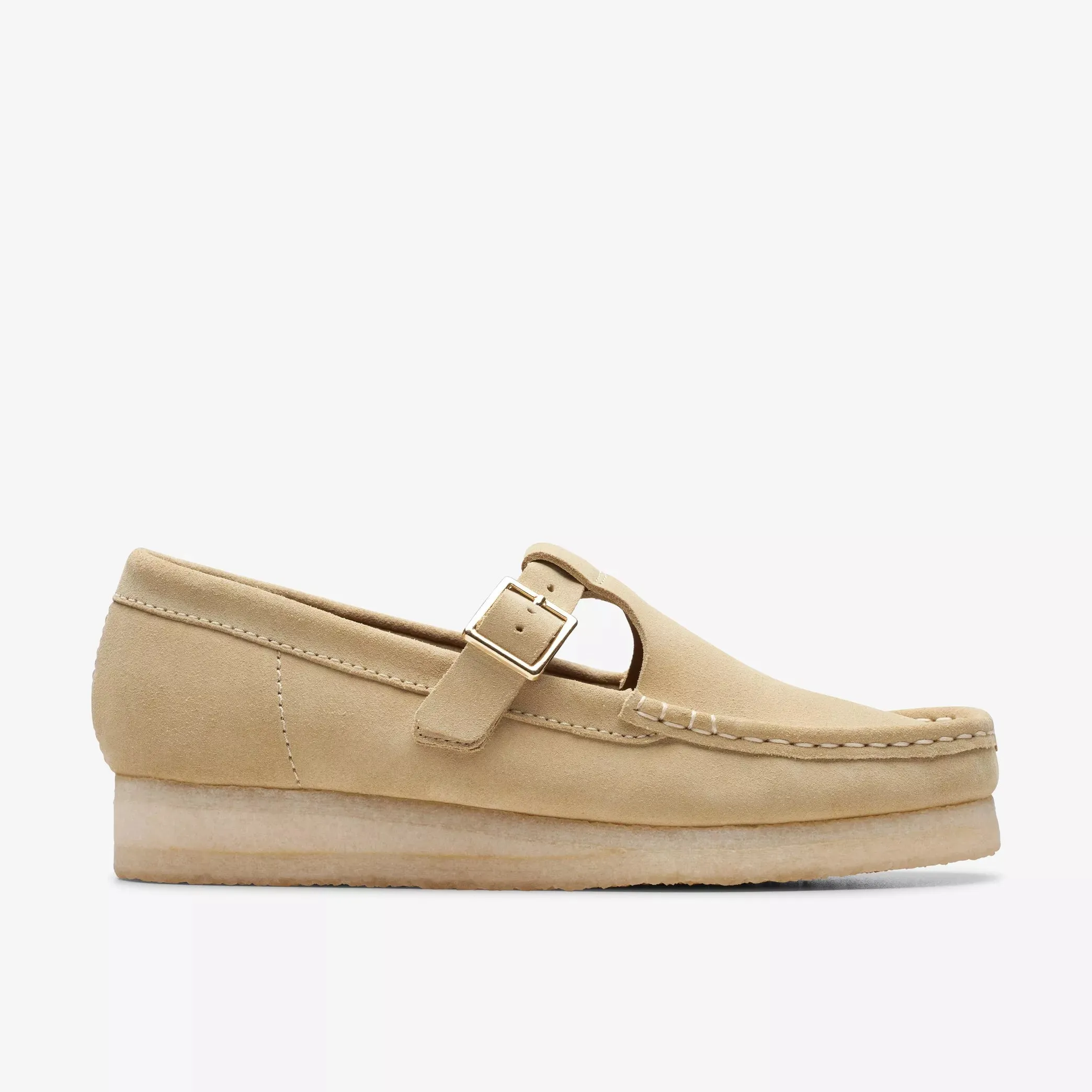 Clarks Wallabee T Bar Maple Suede - Buy Now!