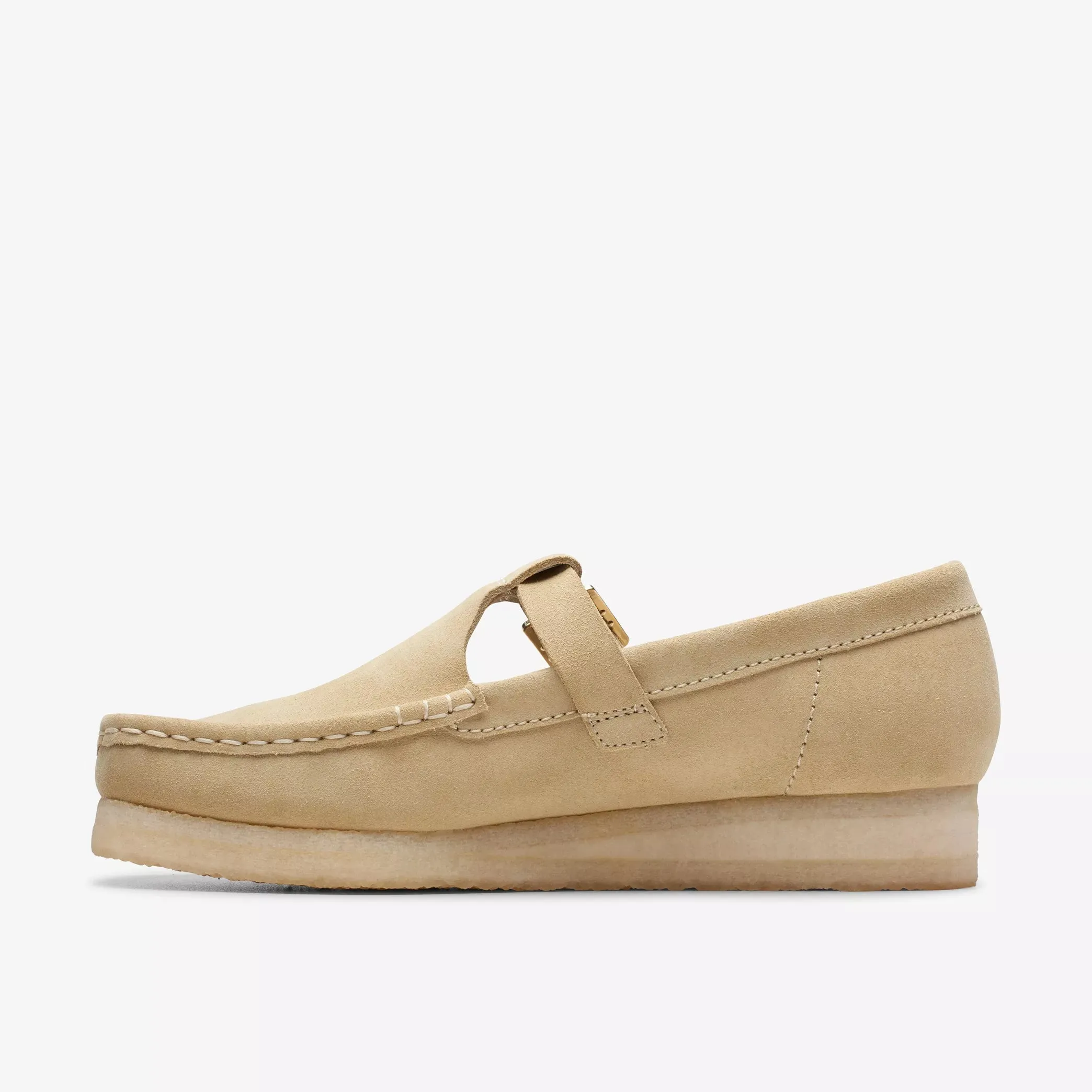 Clarks Wallabee T Bar Maple Suede - Buy Now!