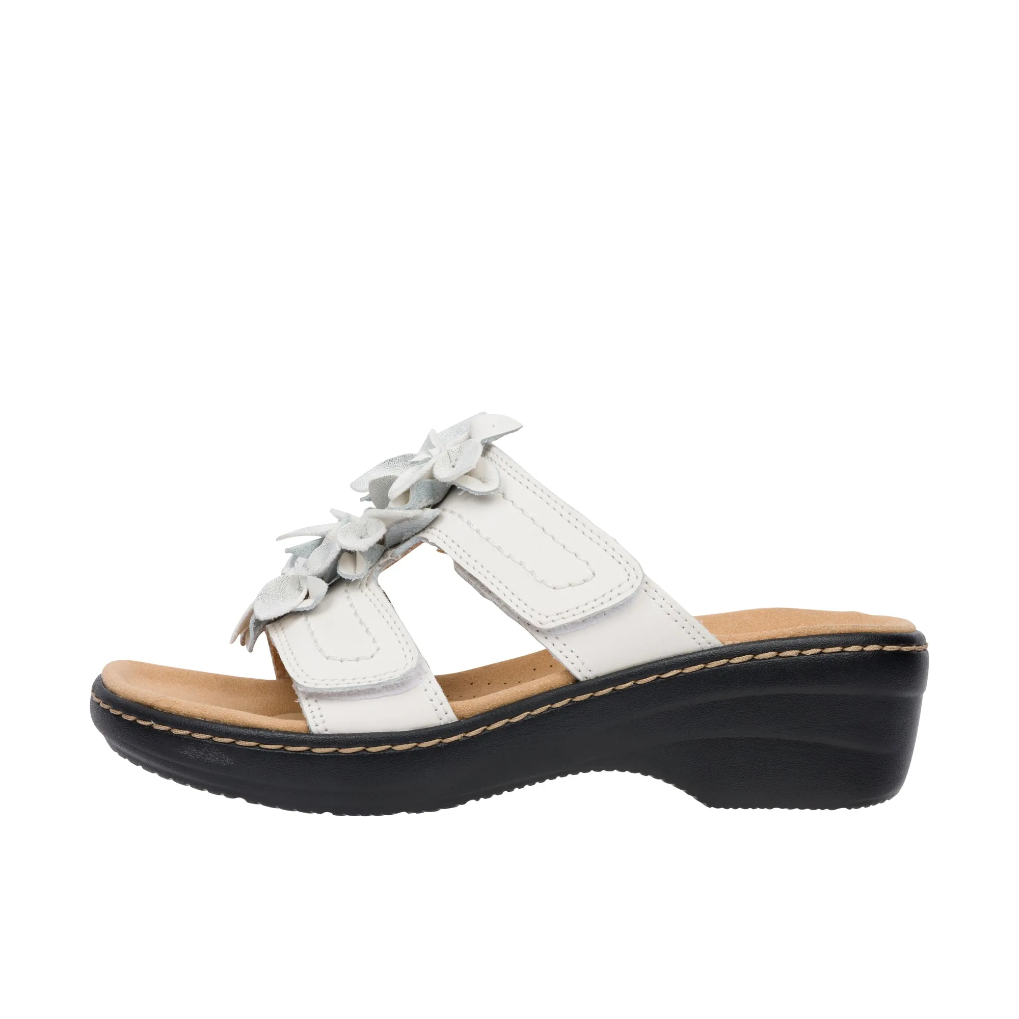 Clarks Women's White Leather Merliah Raelyn