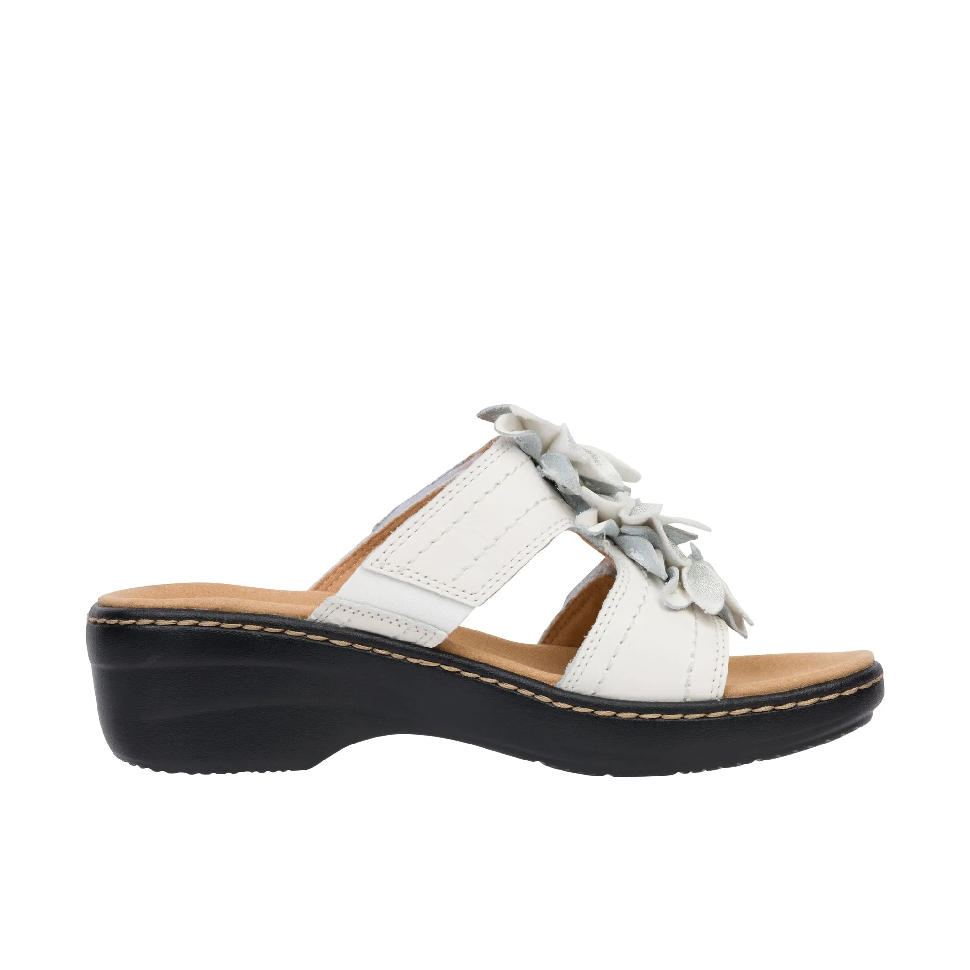 Clarks Women's White Leather Merliah Raelyn