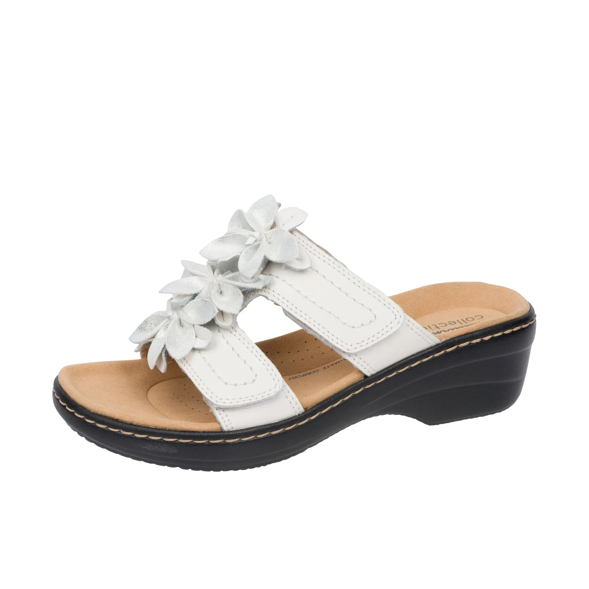 Clarks Women's White Leather Merliah Raelyn