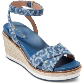 Cole Haan Cloud Women's Denim Criss-Cross Front Espadrilles