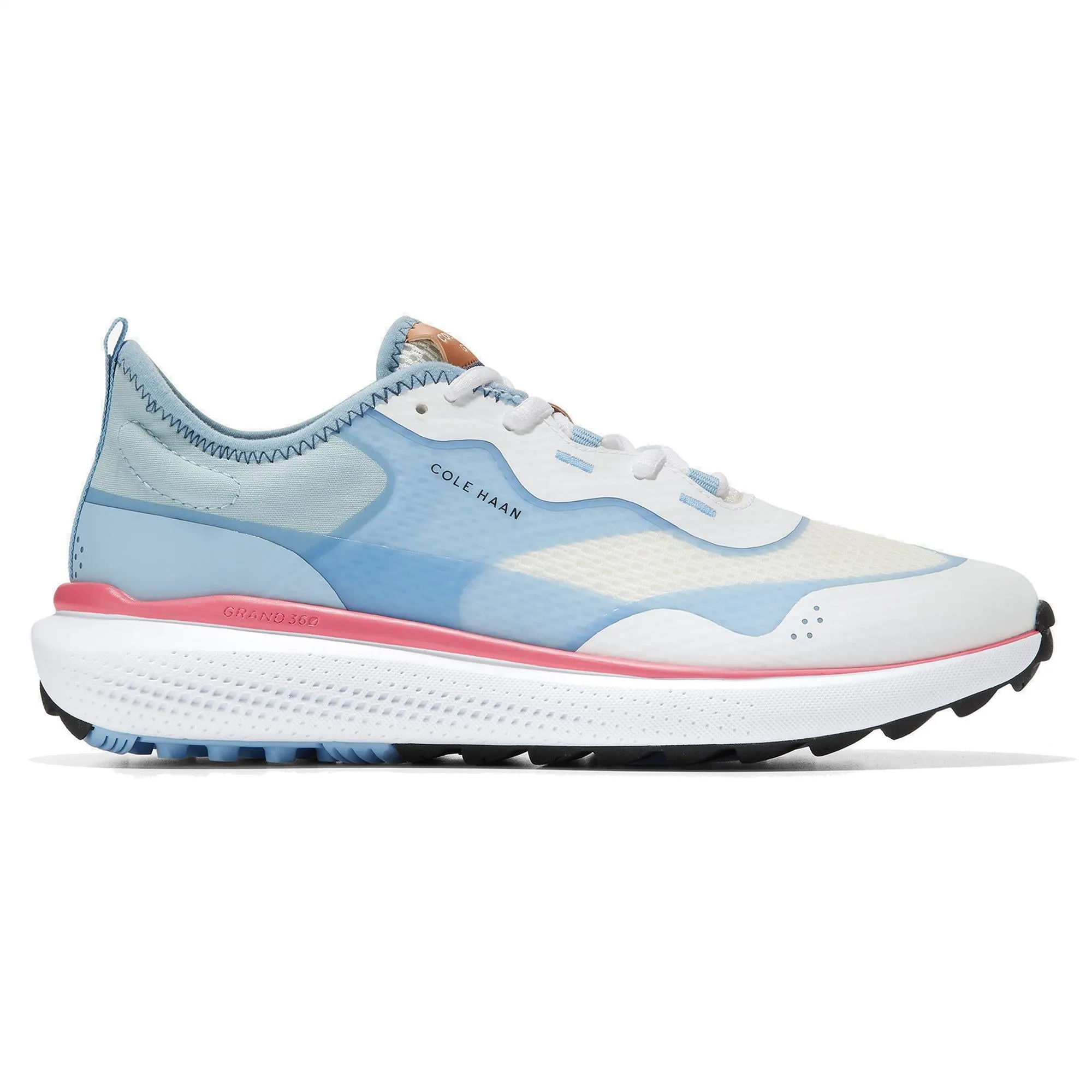 Cole Haan ZG Fairway Ladies Golf Shoe - White/Bluebell