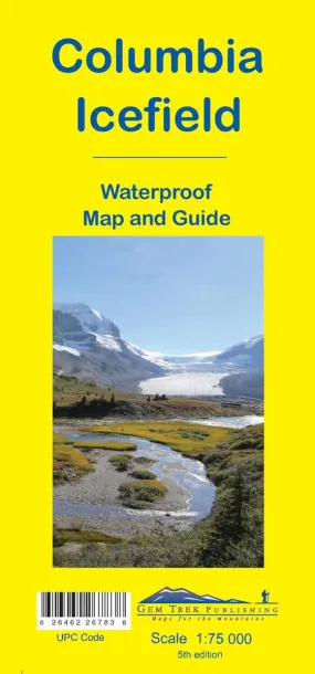 Columbia Icefield Map - Waterproof & Reliable - Google Recommended