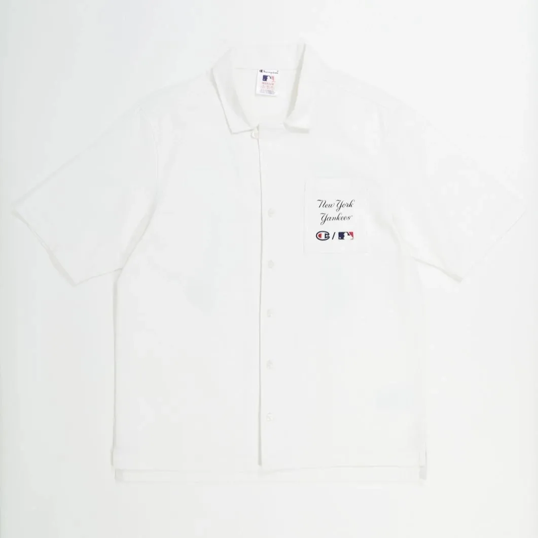 Cotton Short Sleeves Logo Shirts by CHAMPION | Street Style