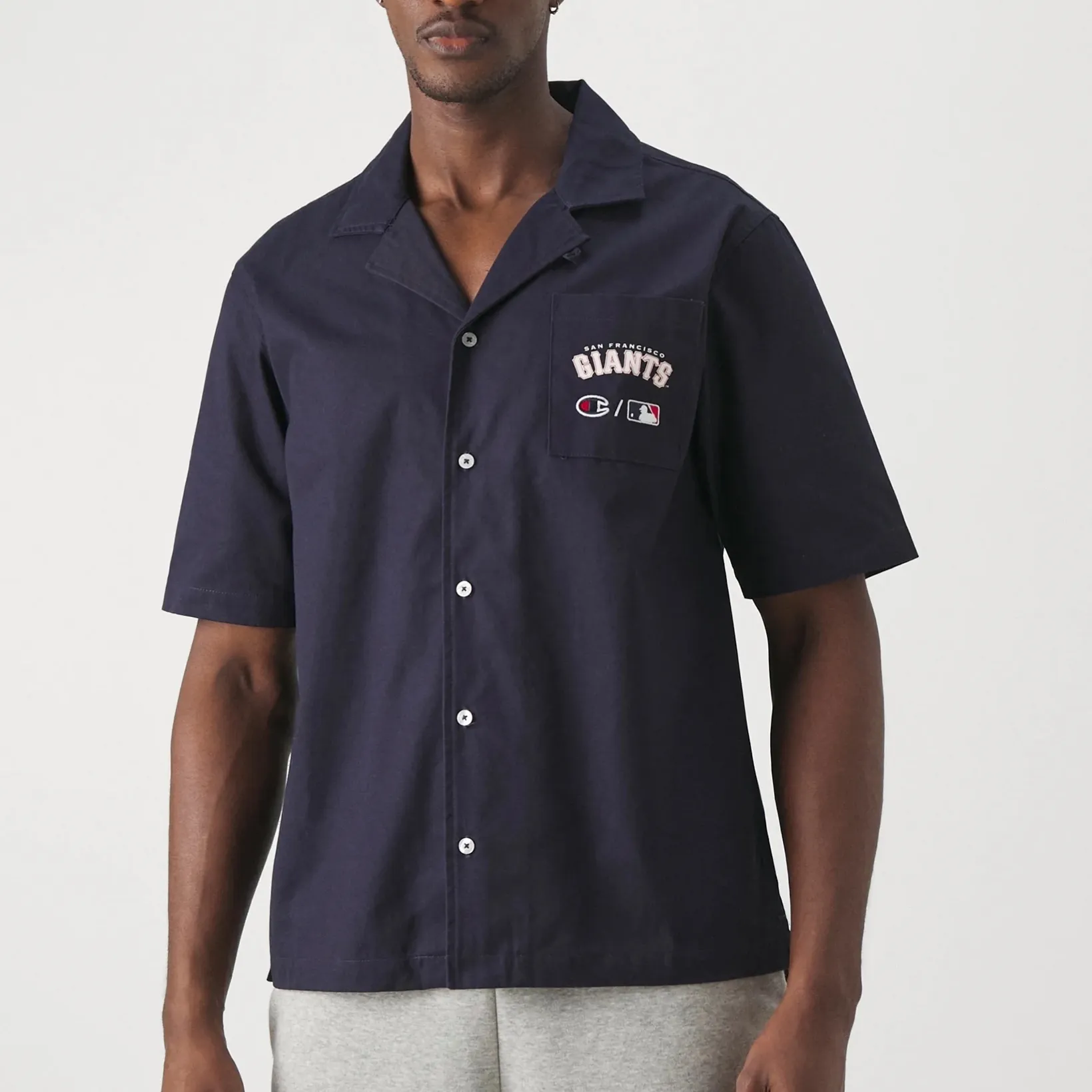 Cotton Short Sleeves Logo Shirts by CHAMPION | Street Style