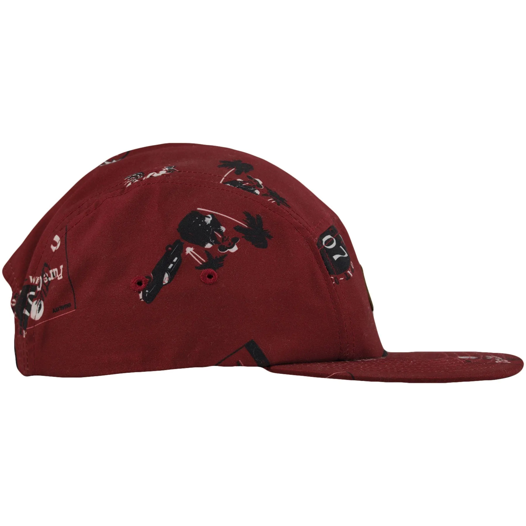 DC Maroon Havana Print Camper Hat - Buy Online