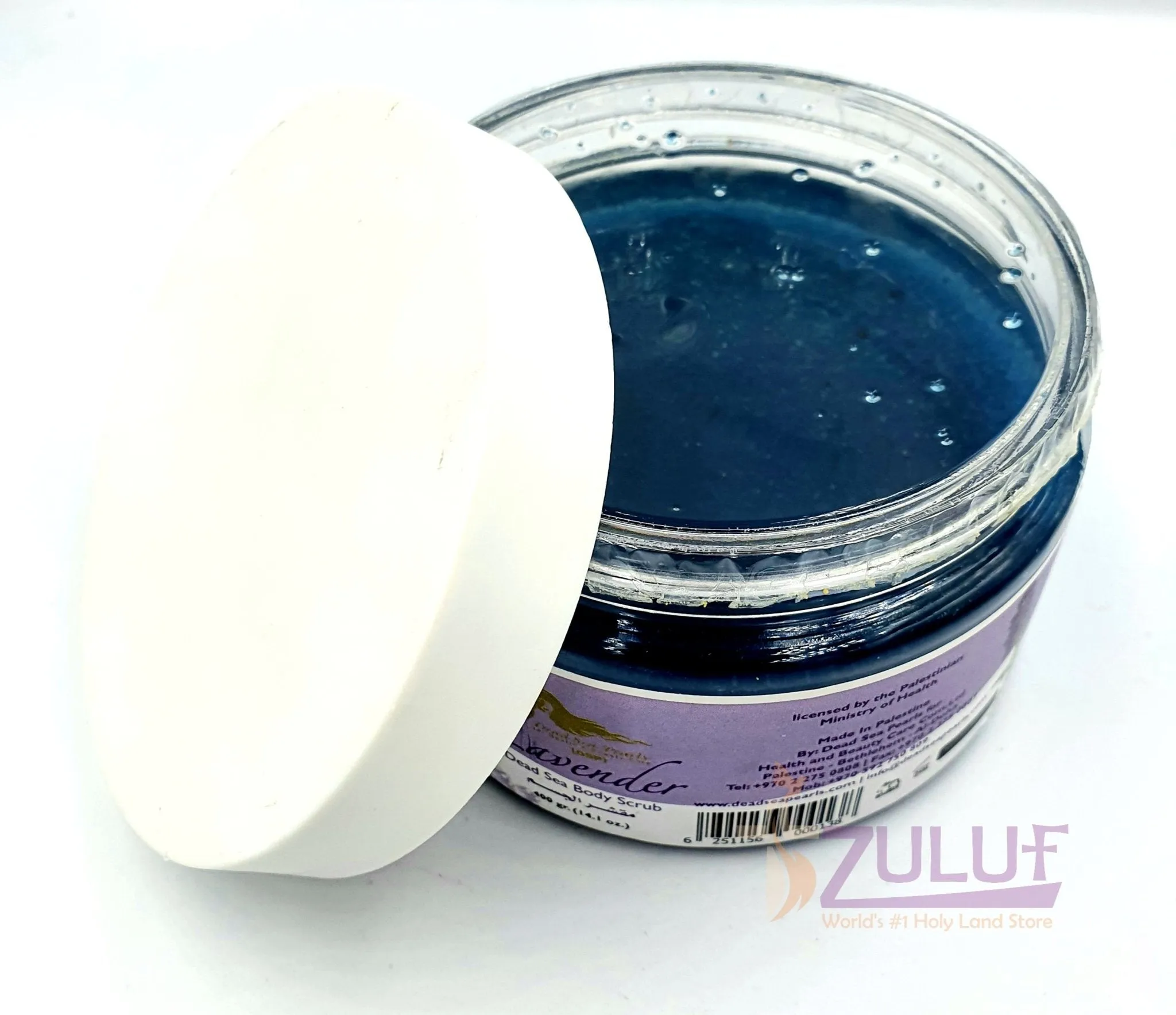 Dead Sea Salt Lavender Body Scrub for Eczema - DS015: Best Skin Care Solution