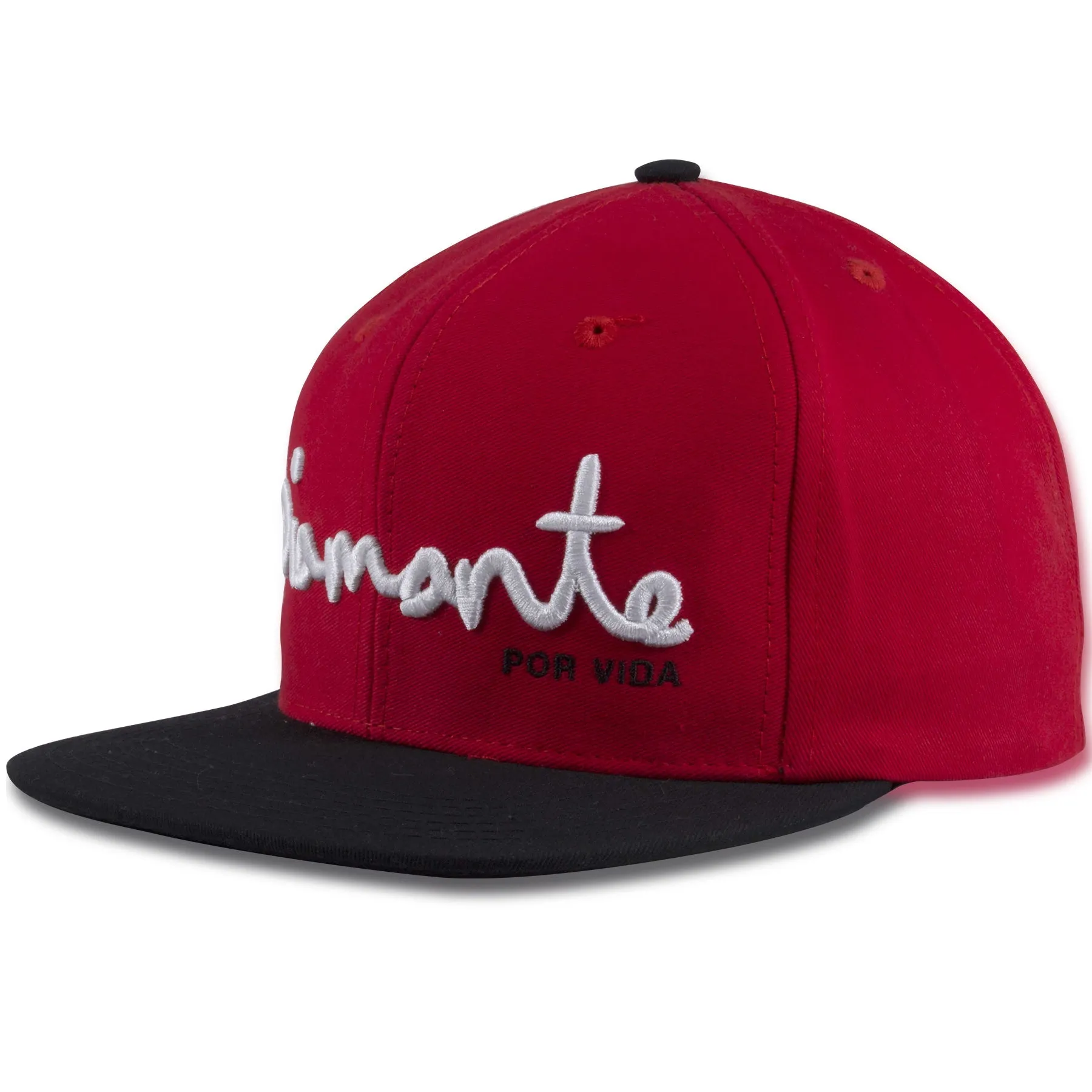 Diamond Supply Co Red Black Snapback Hat