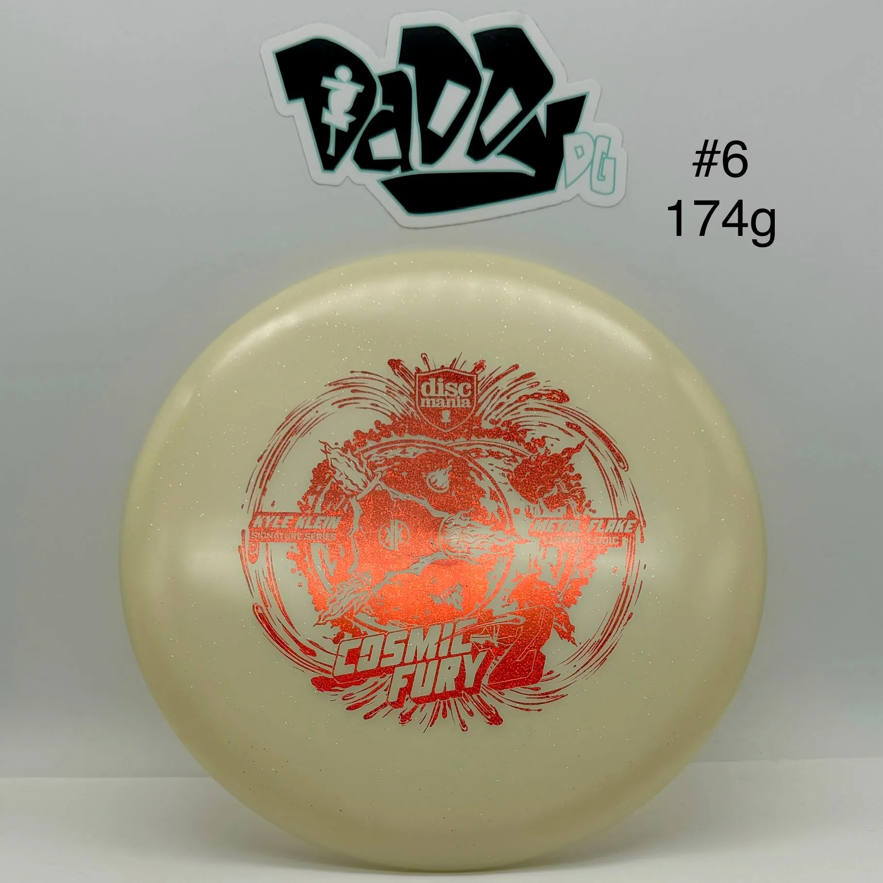 Discmania Evolution Logic Metal Flake Neo Lumen - Cosmic Fury 2 - Kyle Klein Putt & Approach Signature Series