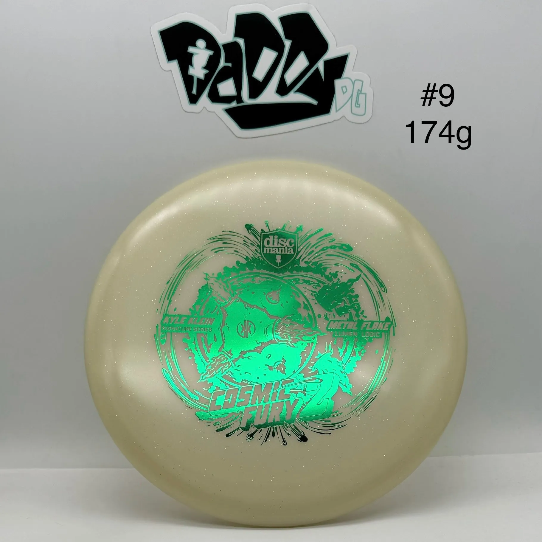 Discmania Evolution Logic Metal Flake Neo Lumen - Cosmic Fury 2 - Kyle Klein Putt & Approach Signature Series