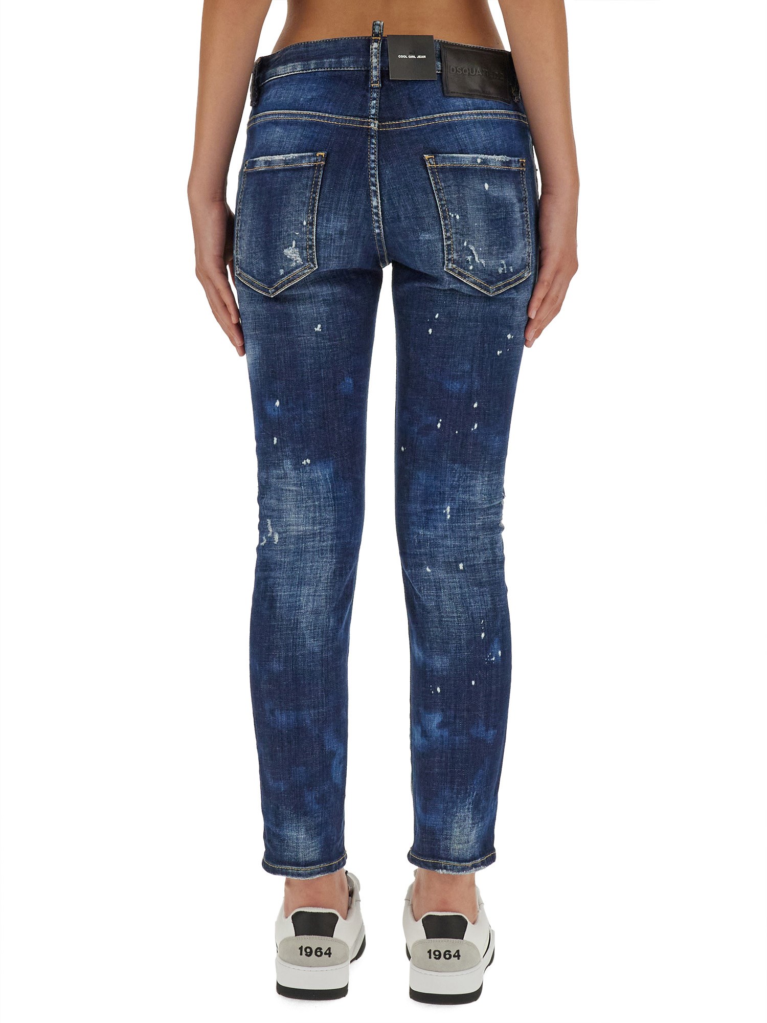 DSQUARED    COOL GIRL JEANS IN COTTON DENIM