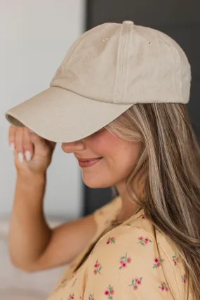 Happy Camper Baseball Cap - Ash Mocha