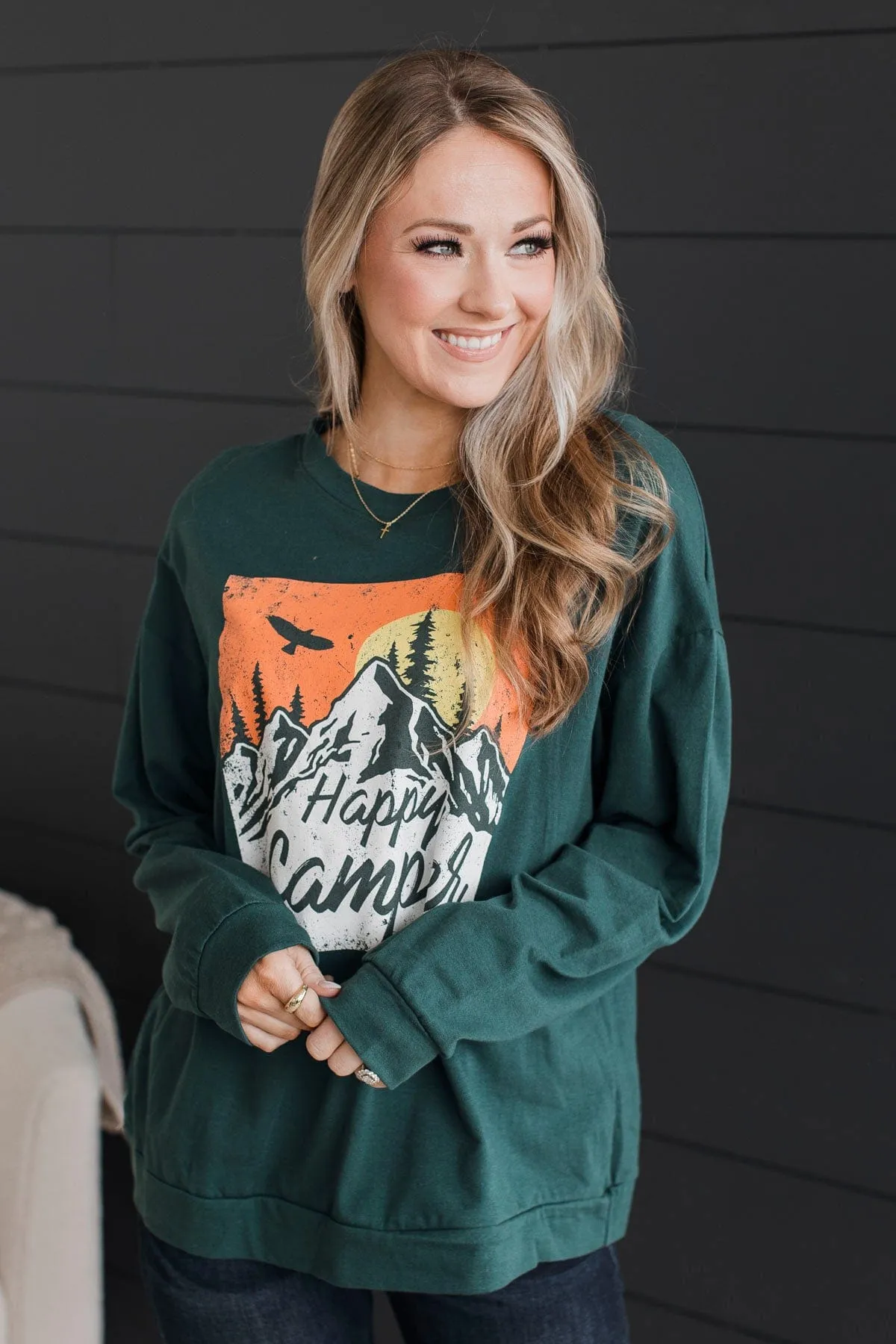 Happy Camper Shirt - Teal