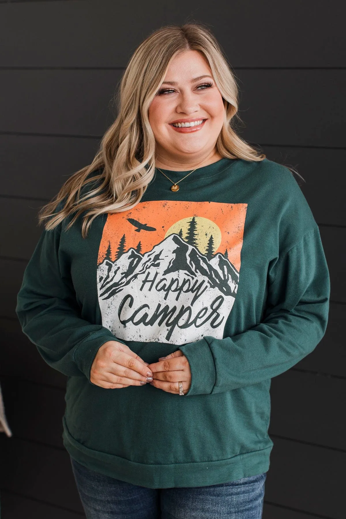 Happy Camper Shirt - Teal