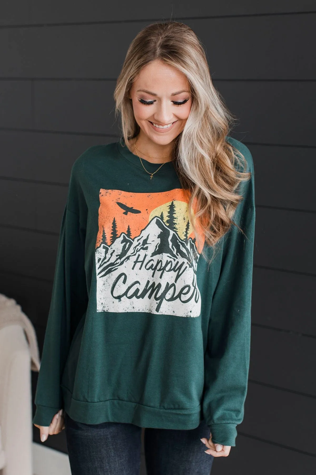 Happy Camper Shirt - Teal