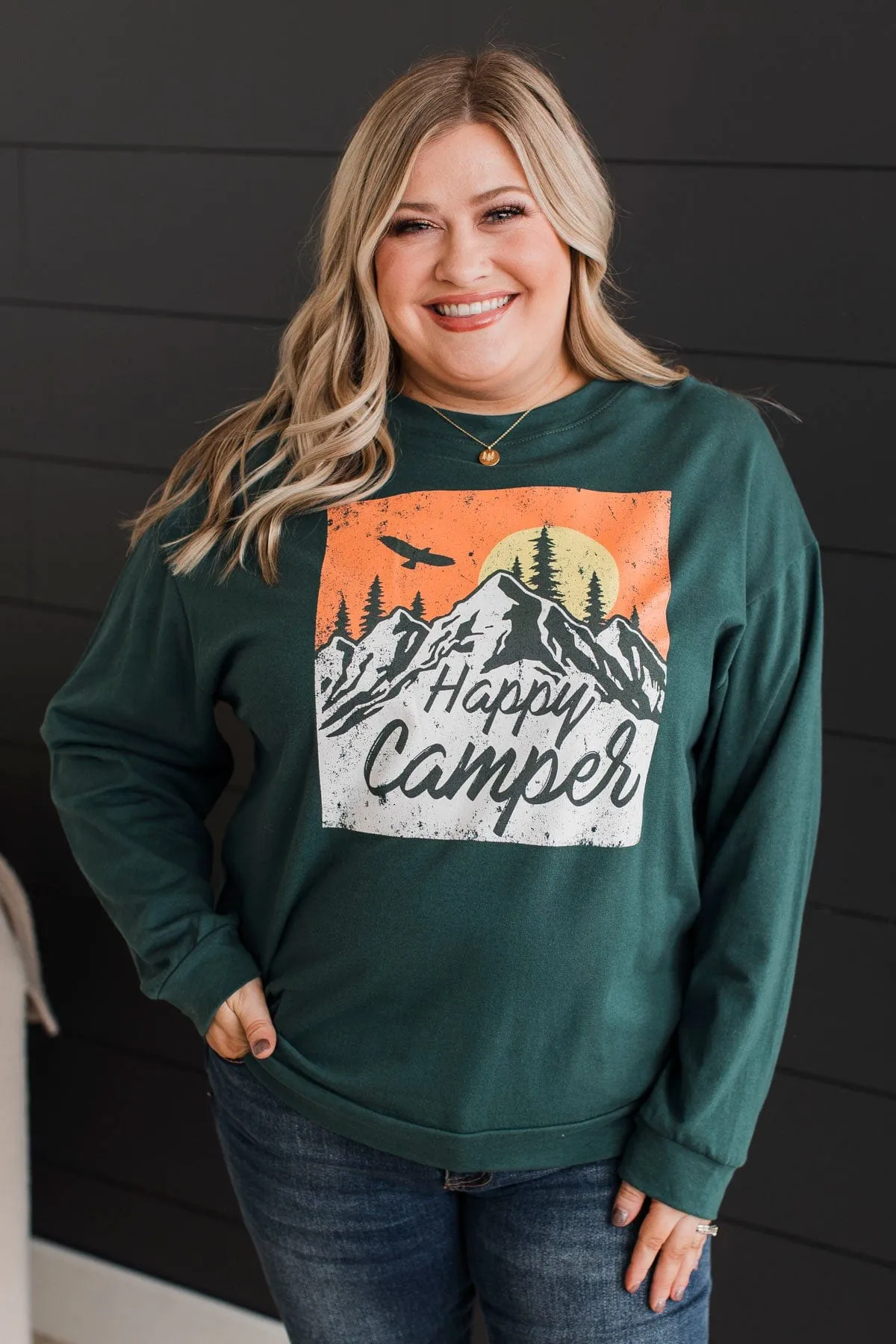 Happy Camper Shirt - Teal