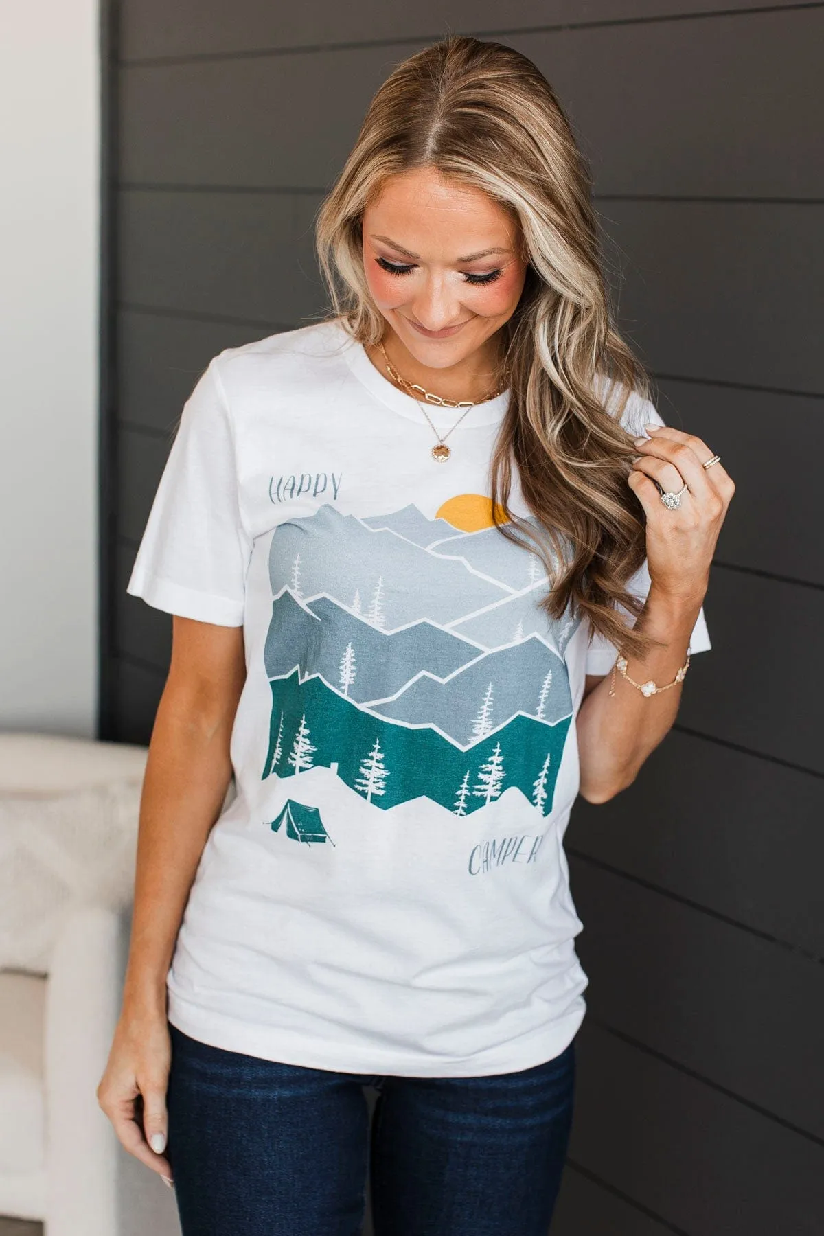 Happy Camper T-Shirt - White