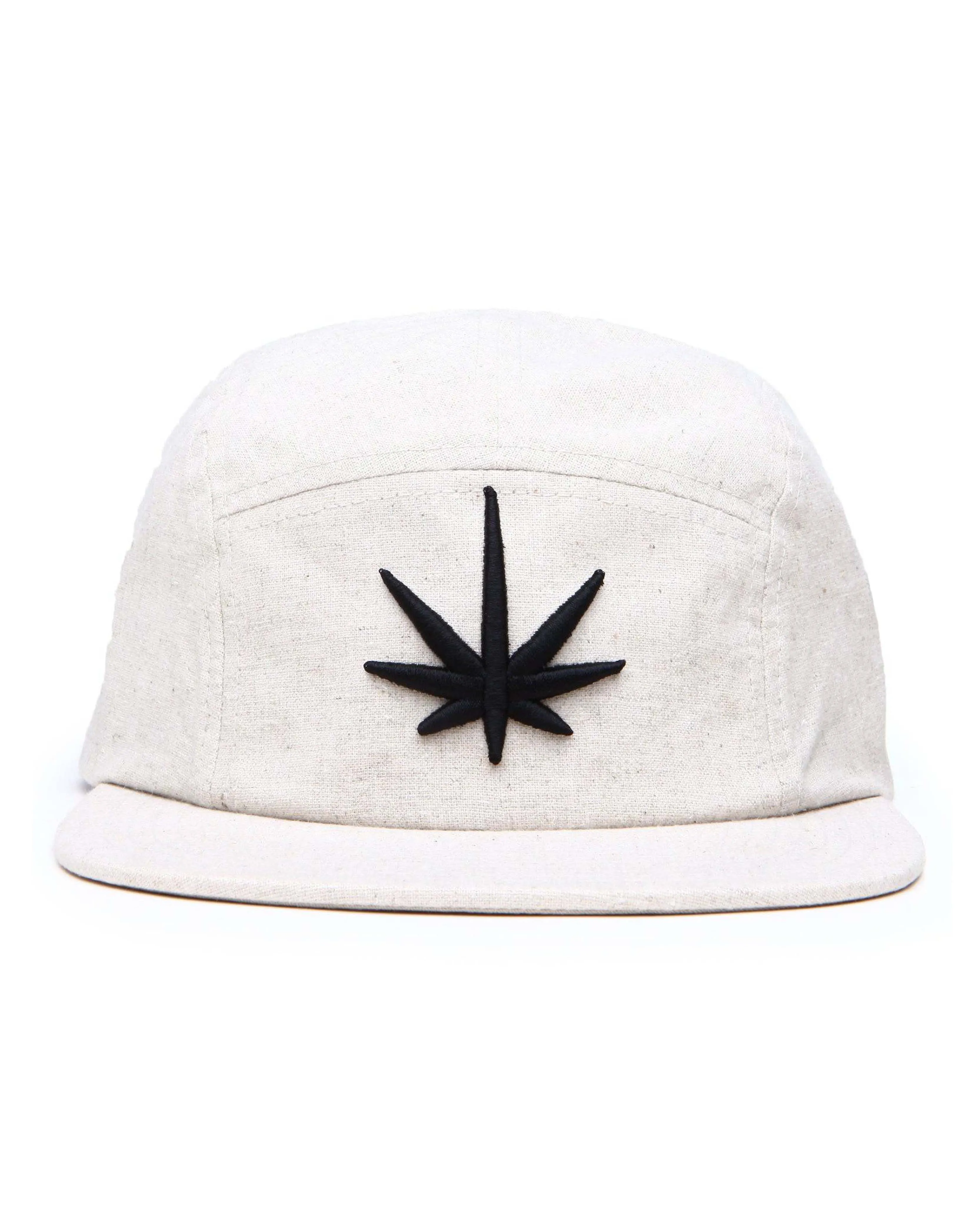 Hempzoo Black Leaf Camper Hat