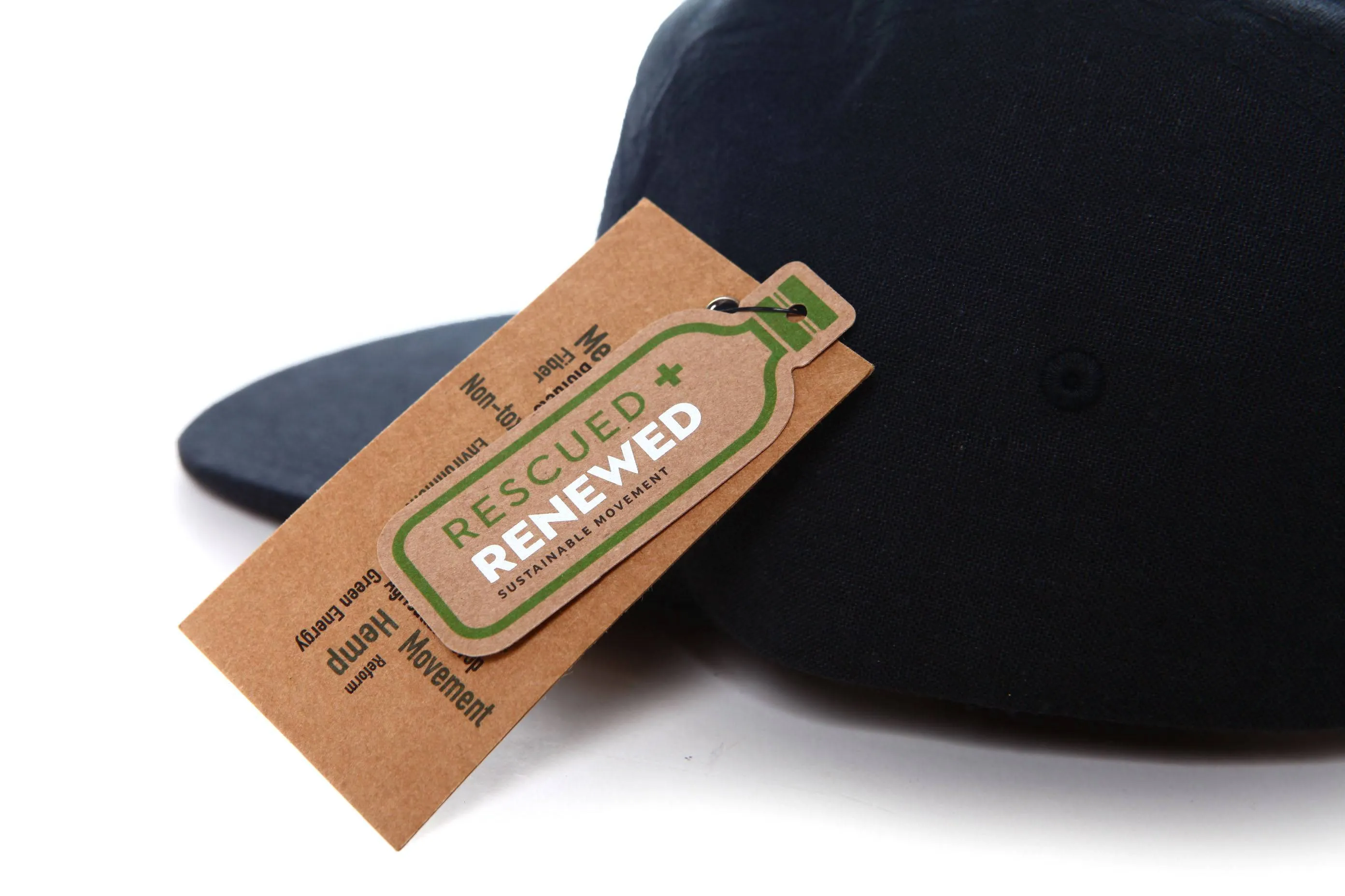 Hempzoo Black Leaf Camper Hat