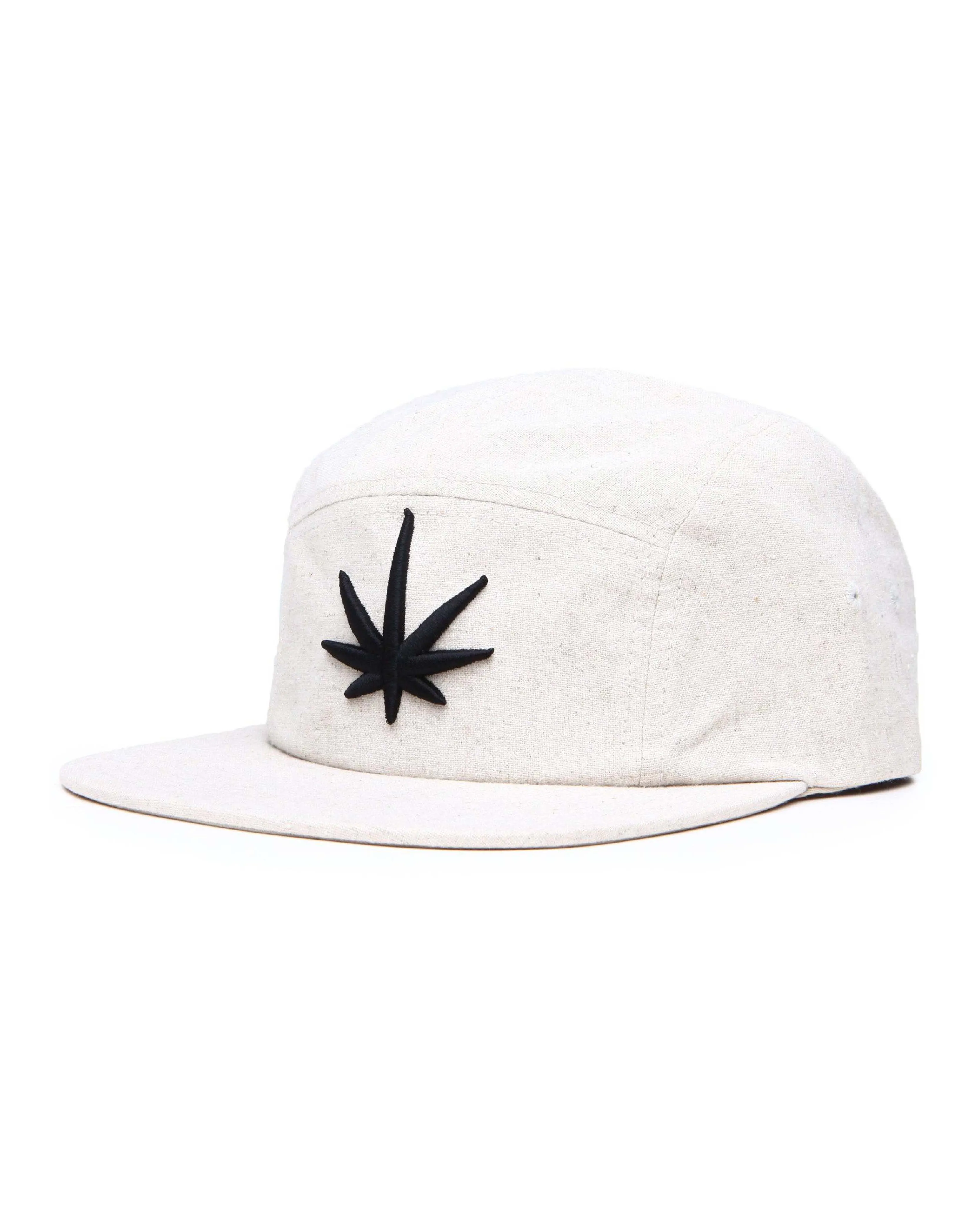 Hempzoo Black Leaf Camper Hat