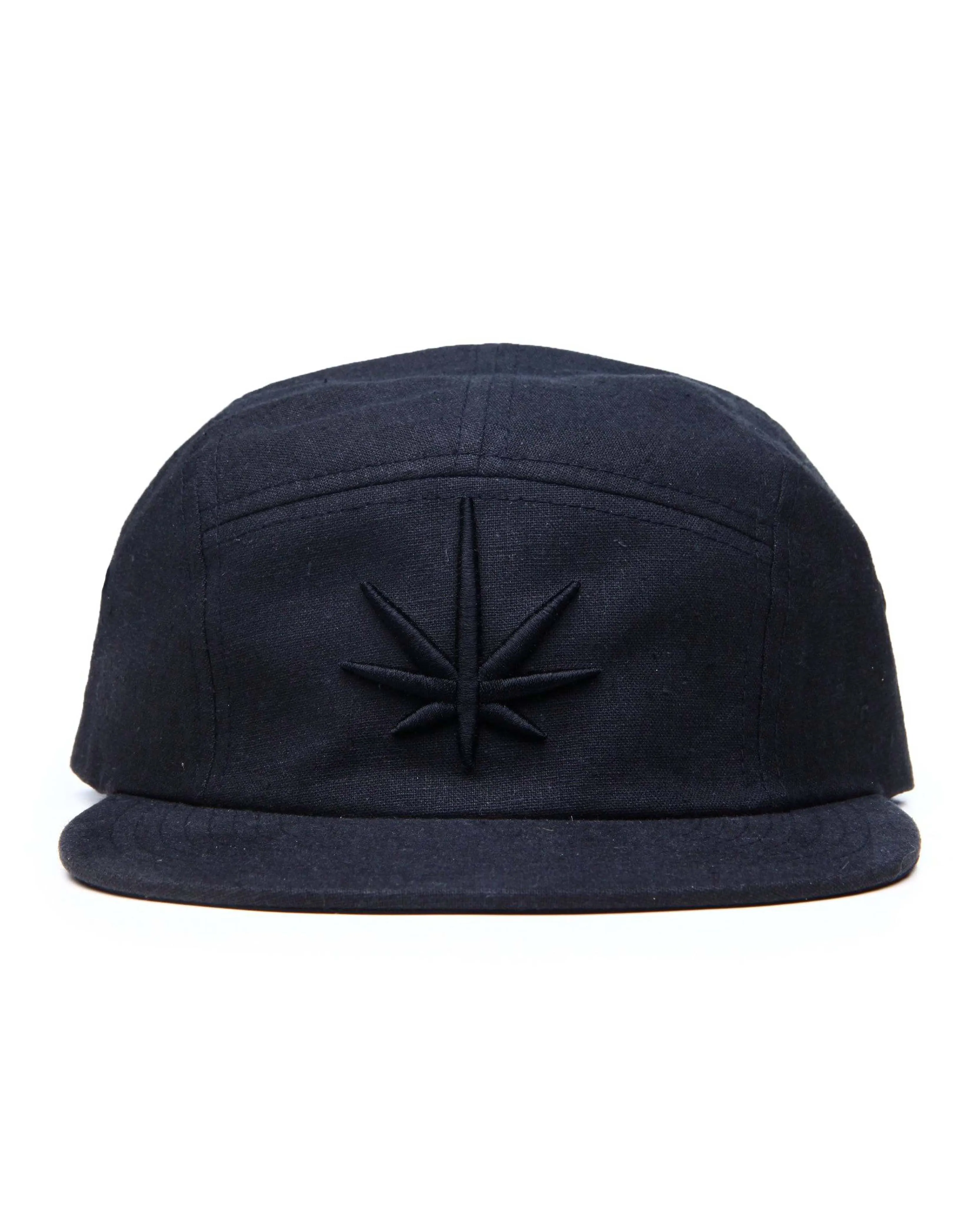 Hempzoo Black Leaf Camper Hat