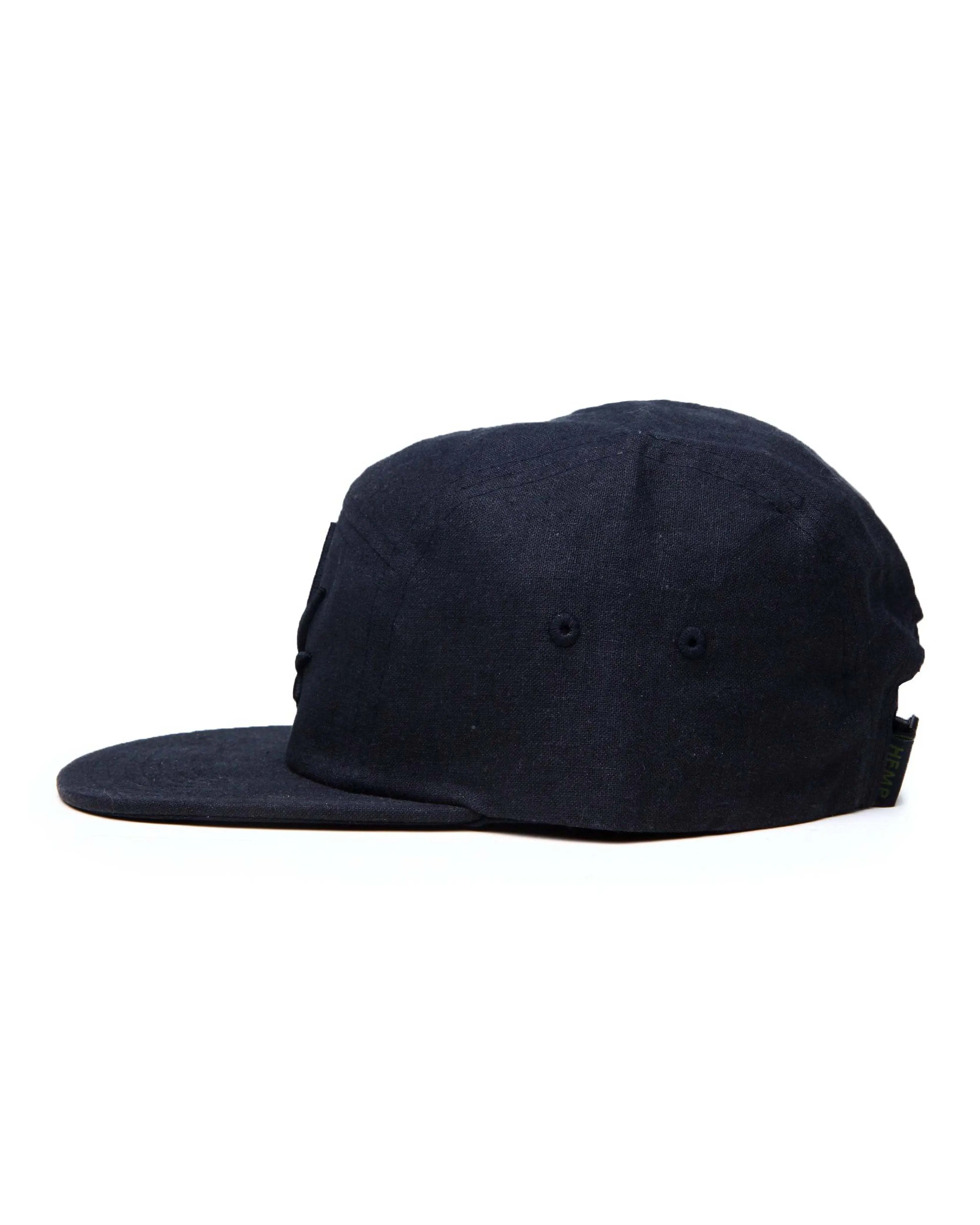 Hempzoo Black Leaf Camper Hat