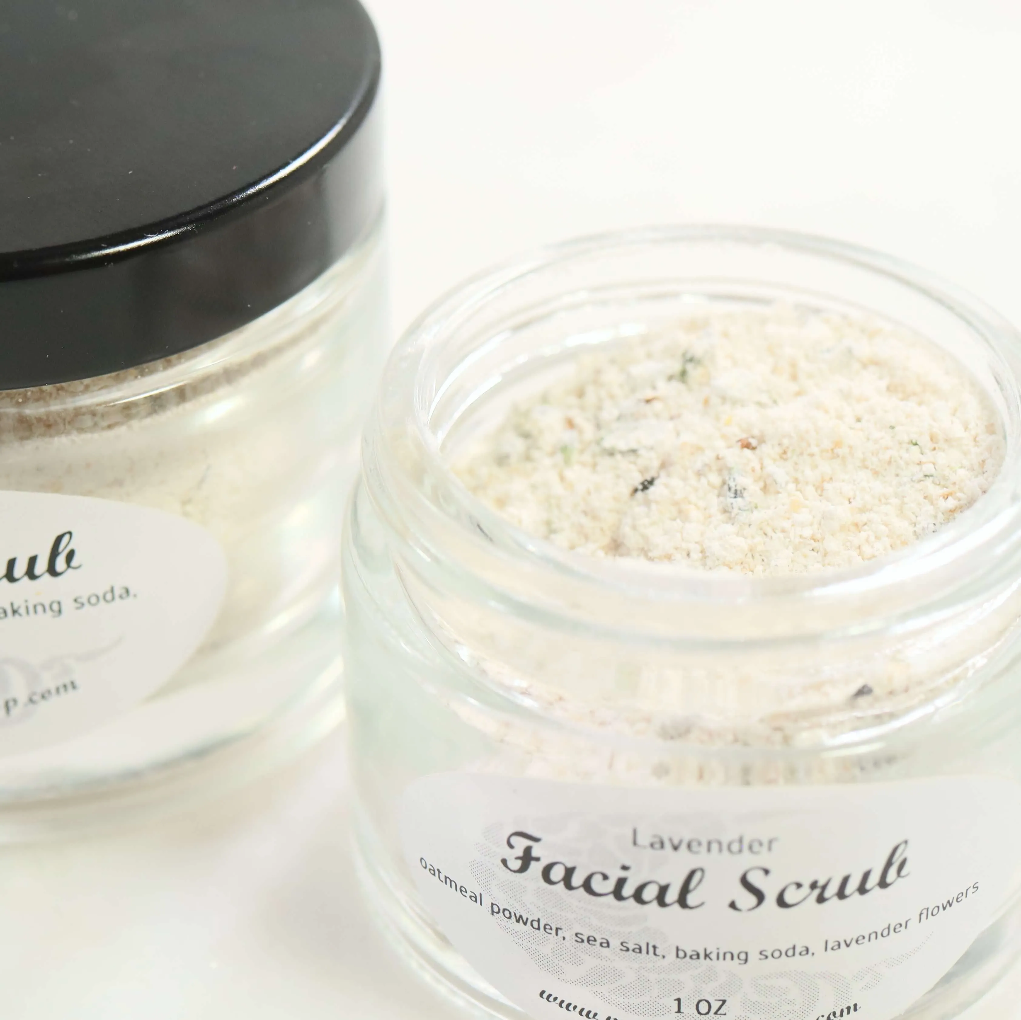 Herb & Oatmeal Facial Scrubs - Relaxing and Gentle Exfoliation