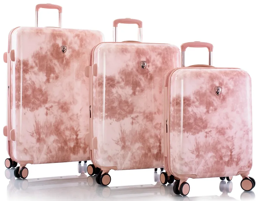 Heys Tie-Dye Rose 3-Piece Luggage Set 