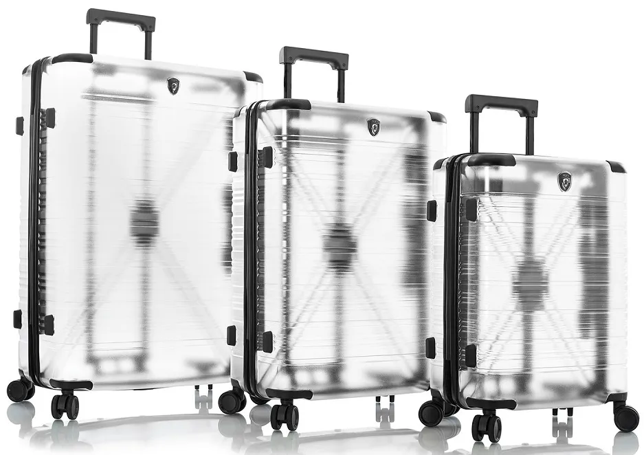 Heys X-Ray 3-Piece Transparent Luggage Set 