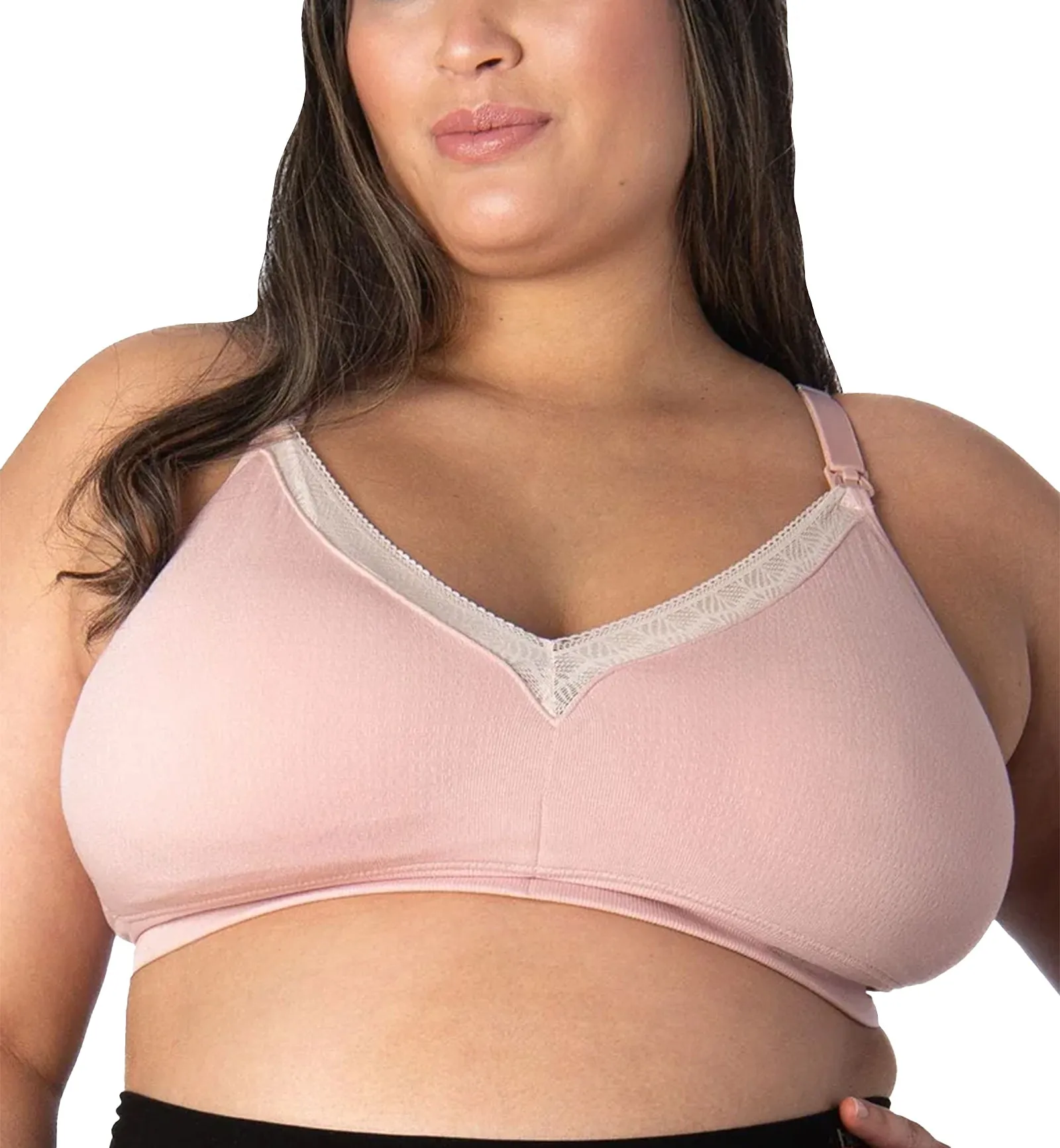 HOTmilk Lotus Pink Plunge Nursing Bra - CPLP