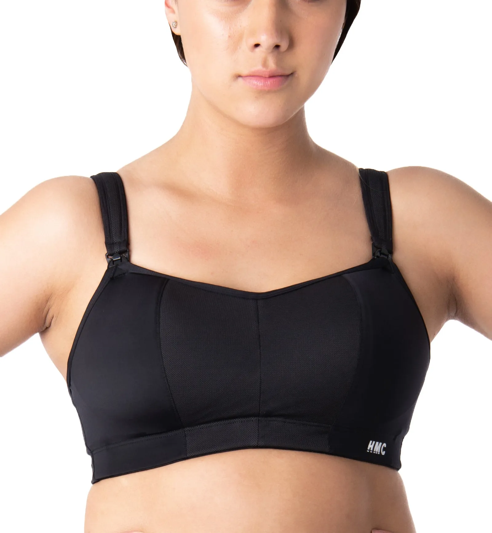 HOTmilk Nursing Sports Bra - Black+Wirefree