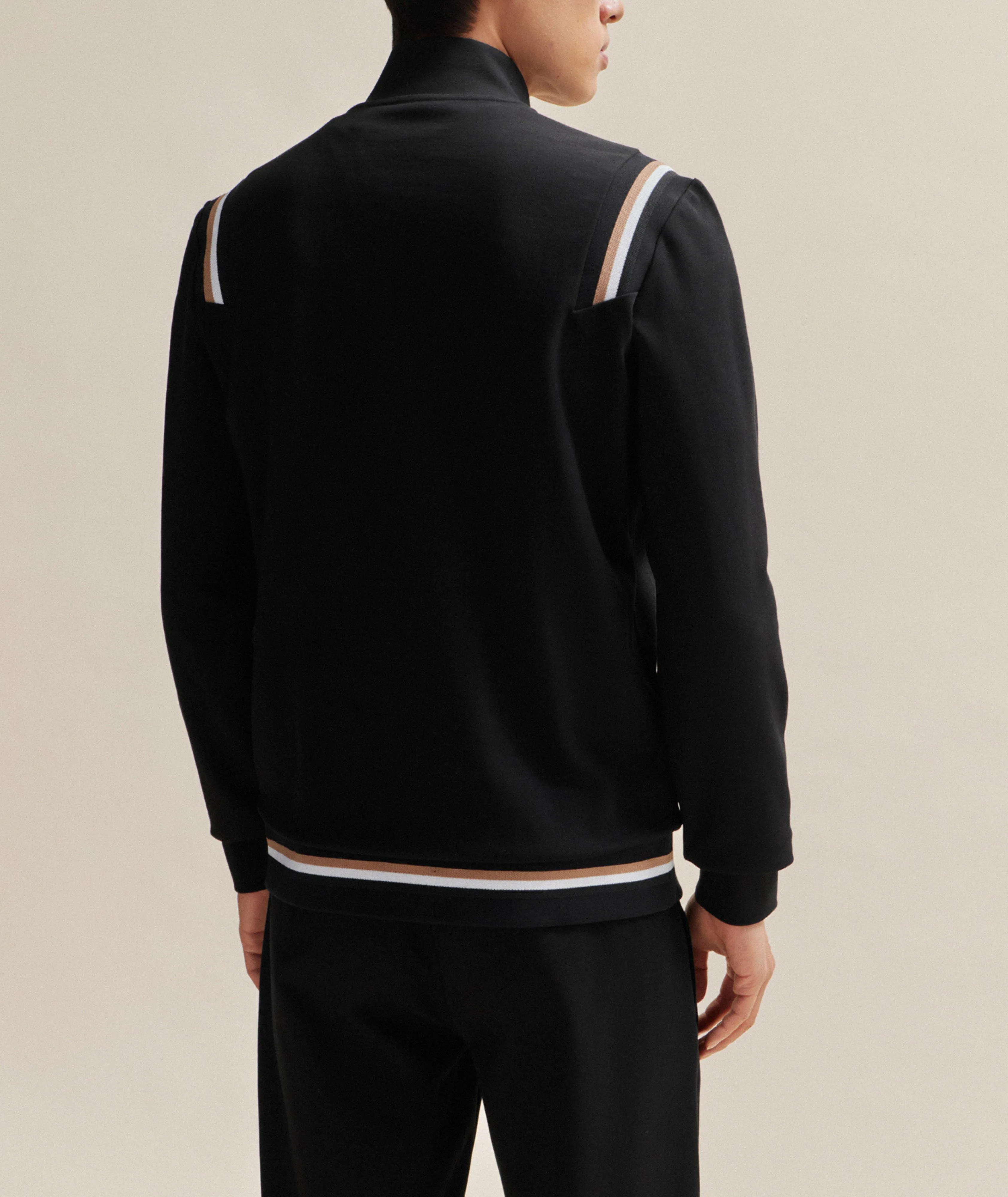 Hugo Boss | Long Sleeve Cotton Sweatshirts | Street Style