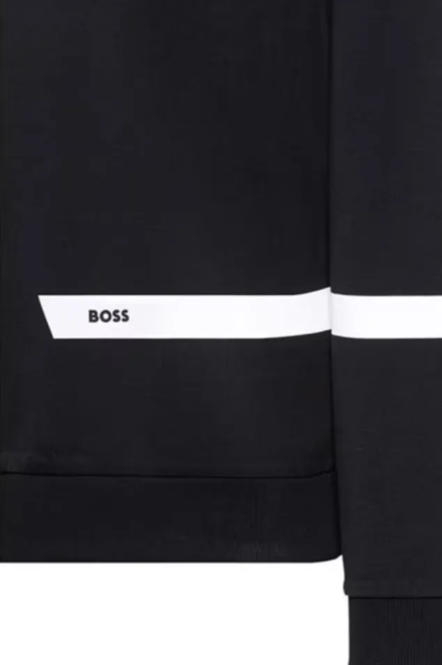 Hugo Boss | Long Sleeves Cotton Logo Sweatshirts | Unisex.