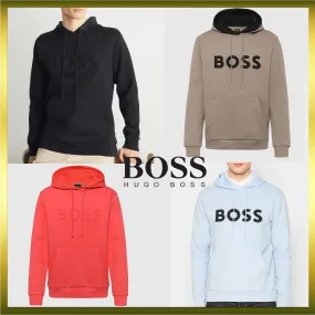 Hugo Boss | Unisex Sweatshirts - Street Style, Long Sleeves, Plain