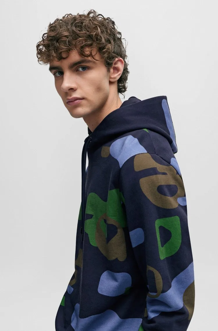 Hugo Boss Camouflage Pullovers | Street Style Long Sleeves Cotton