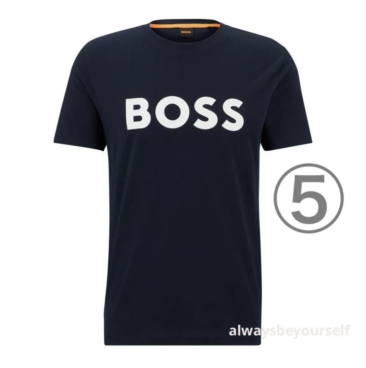 Hugo Boss Crew Neck Street Style Cotton T-Shirt