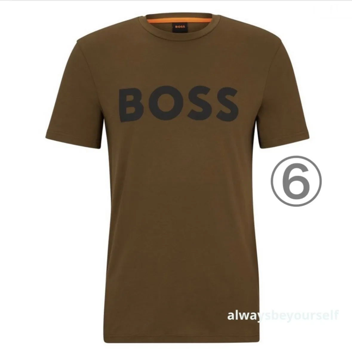 Hugo Boss Crew Neck Street Style Cotton T-Shirt