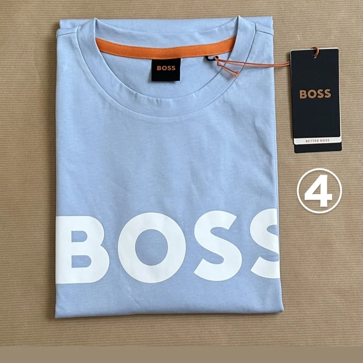 Hugo Boss Crew Neck Street Style Cotton T-Shirt