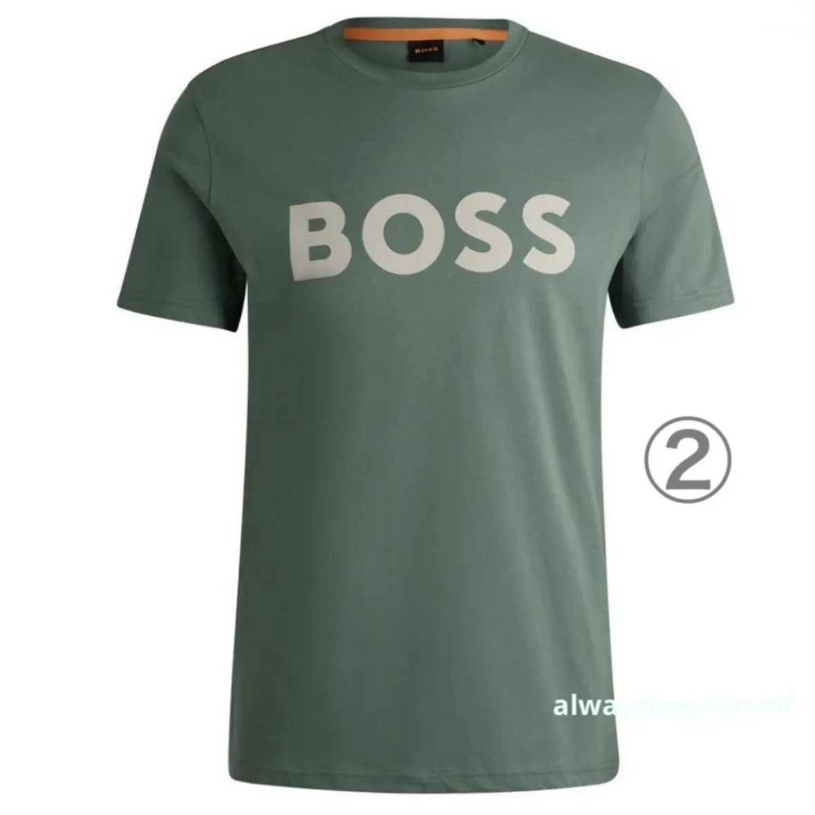 Hugo Boss Crew Neck Street Style Cotton T-Shirt