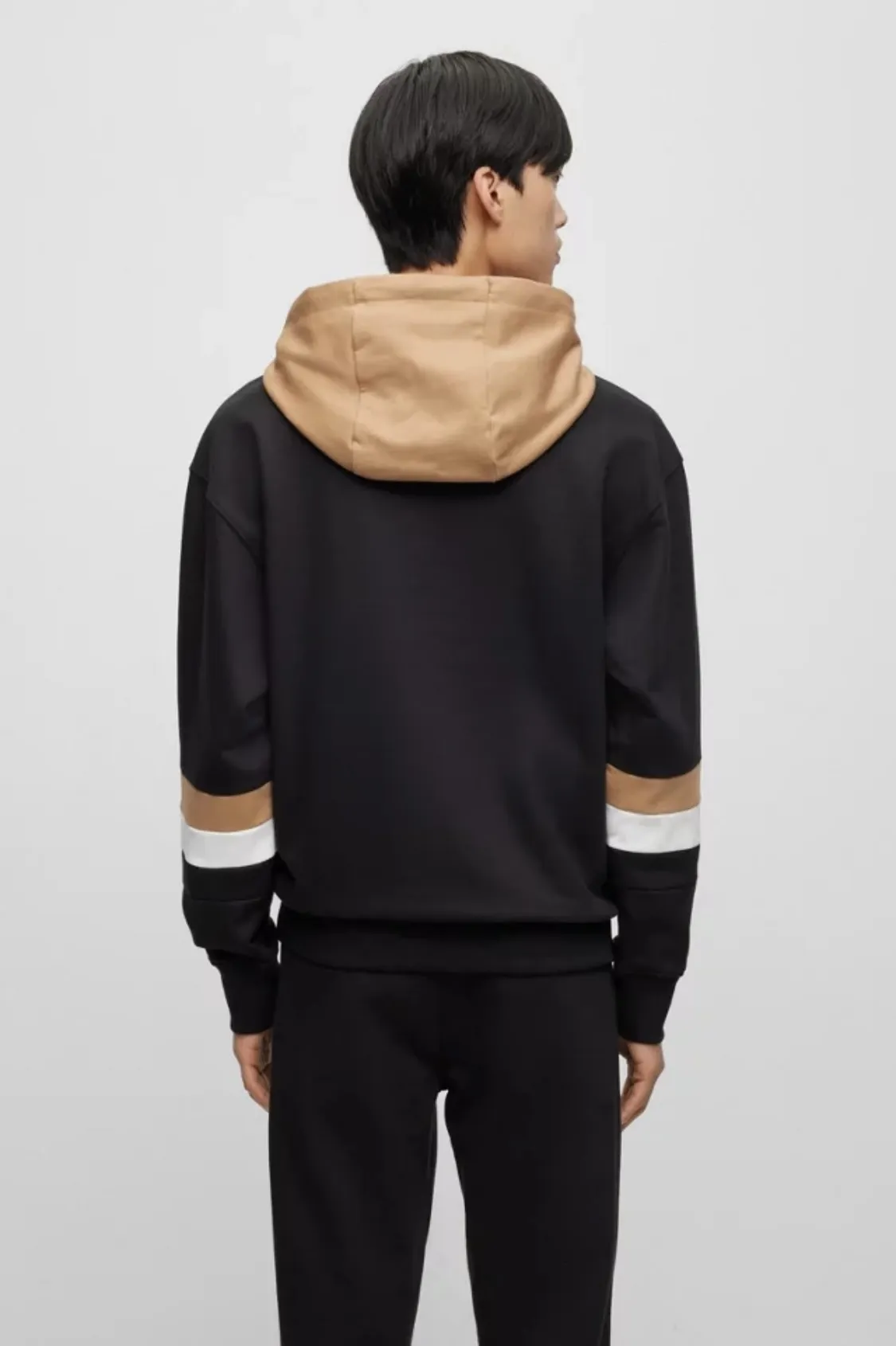 Hugo Boss Hoodies | Long Sleeves Cotton Oversized Logo Pullovers